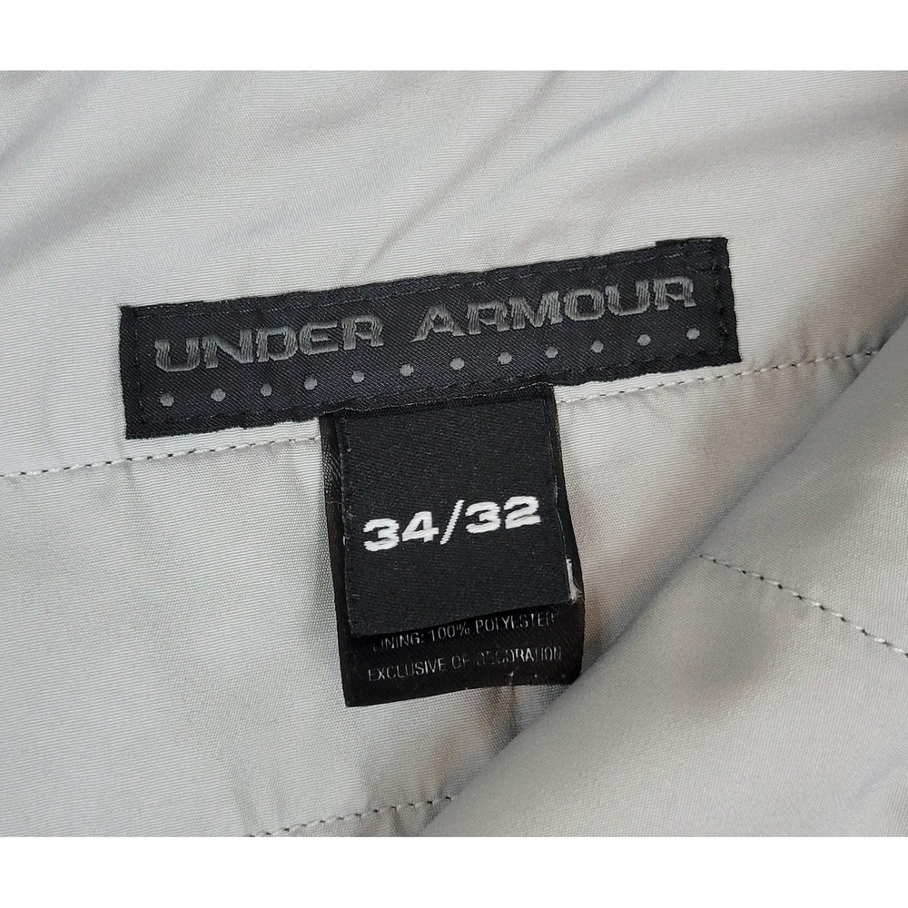 Under Armour Mens Black Golf Pants 34x32 Performance Straight Leg 208603 - Picture 8 of 9